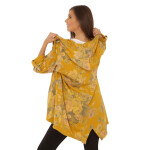 HOSH Dámský oversize přehoz Velikost: UNI, Barva: Khaki