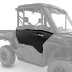 Pravý panel dveří pro kabinu Deluxe na Can-Am Traxter HD11-černé barvy