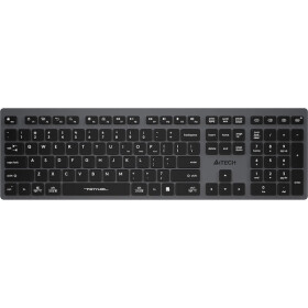 A4tech FBX50C, bezdrátová kancelářská klávesnice, CZ, Šedá