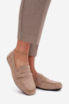 Loafersy Mokasyny Damské Ploché Béžové Soreline 36