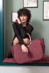 Nákupní taška Reisenthel Loopshopper L Twist maroon