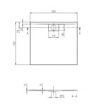 VILLEROY & BOCH - Architectura MetalRim Sprchová vanička, 90x100 cm, antracit UDA1090ARA215V-1S