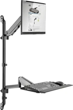 Digitus DA-90372 / Stolní držák pro monitor / VESA 75x75-100x100 / 17"-32" / nosnost 8 kg / výškově nastavitelná (DA-90372)