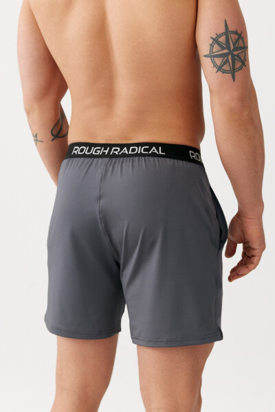 Rough Radical Shorts Split Shorts Dark Grey