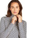 Dámské merino tričko s dlouhým rukávem ICEBREAKER Wmns 260 Vertex LS HZ On-Piste, Snow/Black velikost: XL