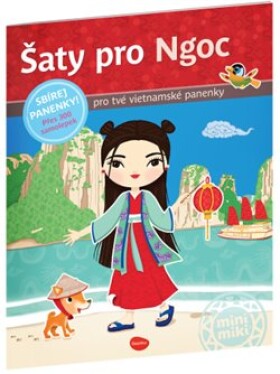 Šaty pro Ngoc - 300 samolepek pro tvé vietnamské panenky - Ema Potužníková