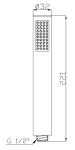 INVENA - Sprchová hlavice ROUND AS-04-001-X