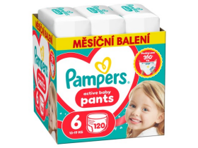 Pampers Active Baby Pants, vel. 6, 120 ks