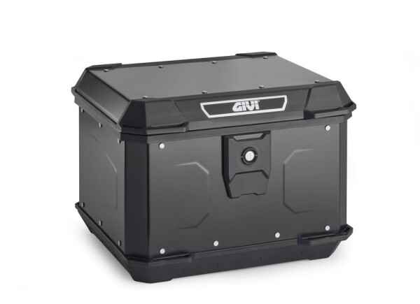 Alp44B Alpina kufr Givi hliníkový černě lakovaný (Monolock s vlastní plotnou), objem 44 ltr.