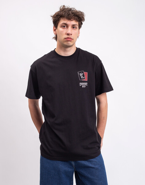 Tričko Carhartt WIP S/S Playing Cards T-Shirt Black