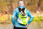 Trend batoh pro psa | do 10 Kg Barva: Černá, Dle váhy psa: 6 - 10 kg