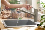 HANSGROHE - Zesis M33 Dřezová baterie s výsuvnou sprškou, vzhled nerezu 74820800