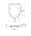 Laufen - Kartell WC sedátko, SoftClose, bílá H8913330000001