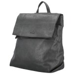 Trendy dámský koženkový kabelko-batoh Coveri Lethea, tmavě šedý