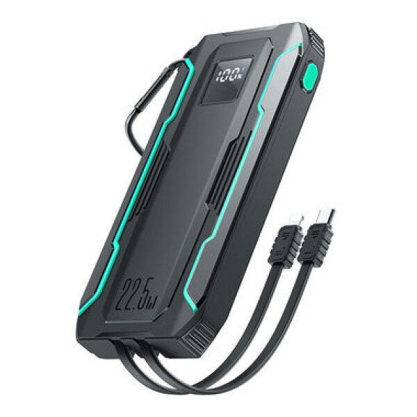 Joyroom JR-L017 černá / Power Bank / 10000 mAh / kabel Lightning / 1x USB-C (JR-L017)