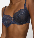 Dámská podprsenka Wild Peony Florale W - GRAY - šedá 00DK - TRIUMPH GRAY 80E