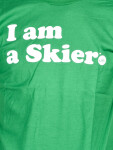 Line Skier Forever grass pánské triko s krátkým rukávem - S