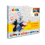 Antistresové omalovánky TSvetnoy TSvetnoy, LG229e, Diamond painting - diamantové malování, 40 x 50 cm, Podzimní les