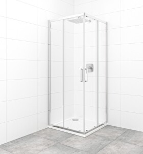 Sprchový kout čtverec 80x80 cm SAT TEX SATBKTEXQ80CRT SATBKTEXQ80CRT