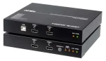 ATEN HDMI Dual View Extender / KVM extender / USB / HDBaseT 2.0 / 2x LAN (CE824-AT-G)