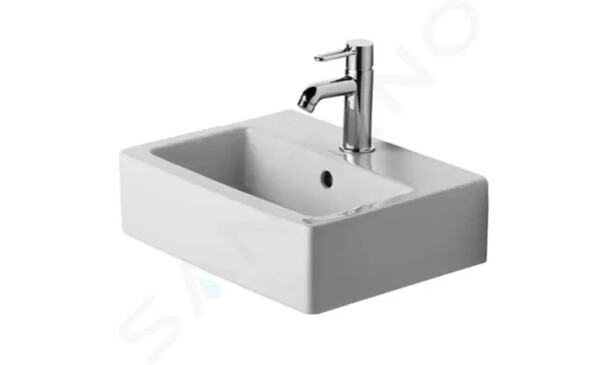 DURAVIT - Vero Umývátko nábytkové 450x350 mm, s 1 otvorem pro baterii, bílá 0704450027