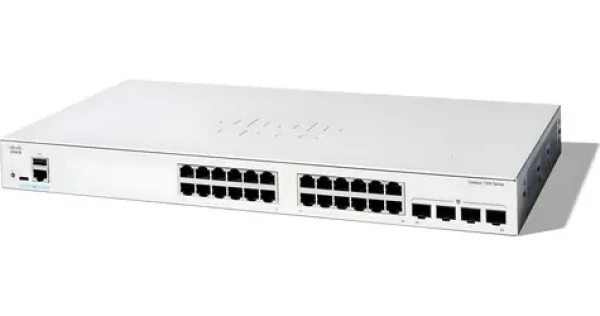 Cisco Catalyst C1300-24T-4G / Switch / 24x GLAN / 4x SFP+ / Managed / Do racku (C1300-24T-4G)