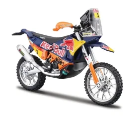 Bburago Motocykl Red Bull KTM Factory Racing - KTM Rally 2019 - Dakar Rally