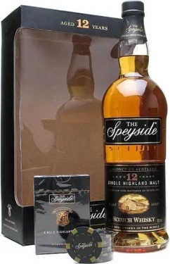 Speysides Poker set 12 YO / Whisky / Speyside / 40 % / 0,7 l / dárková kolekce (5022069006569)