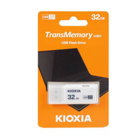 KIOXIA TransMemory U301 32GB bílá / Flash Disk / USB 3.2 (LU301W032GG4)