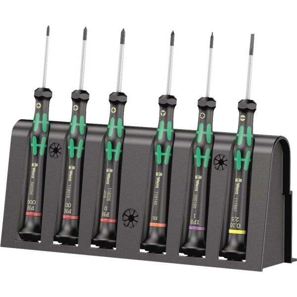 Wera 2050/6 sada šroubováků, plochý, křížový PH, TORX Plus, Microstix , 6dílná, 05030181001