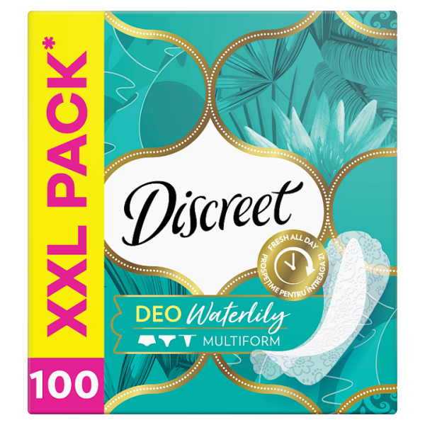 Vložky hygienické DISCREET Multiform deo waterlily 100 ks