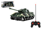 Tank RC PANTHER plast 25cm na baterie 27mHz se zvukem se světlem v krabici 28x13x12cm