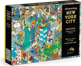 GALISON Puzzle Hledej a najdi: Poznejte New York