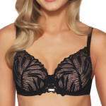 Dámská podprsenka Yasemin 2104 Černá - AVA černá s tělovou 60G