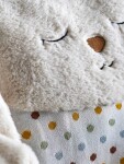 Bloomingville Dětský polštář Villja 45 × 45 cm, krémová barva, textil