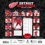 JF Turner Kalendář Detroit Red Wings 2024 Wall Calendar