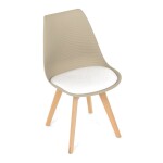 Židle jídelní, cappuccino plast, CT-X7055 CAP