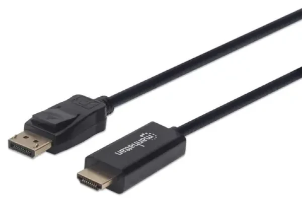 Manhattan DisplayPort - HDMI černá / Kabel / 1 m / 1080p / 60 Hz (152662)