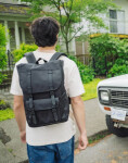 Batoh Herschel Supply Little America Mid Backpack Black Diamond/Black