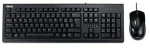 ASUS U2000 černá / Set Klávesnice + Myš / drátová / USB (90-XB1000KM000X0-)