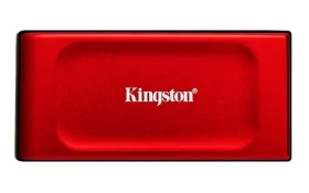 Kingston XS1000 1TB červená / Externí SSD / USB 3.2 Gen 2 / 5y (SXS1000R/1000G)
