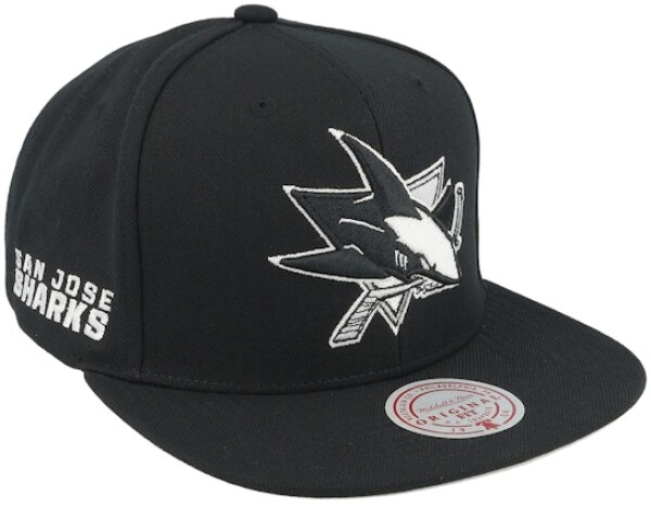 Mitchell & Ness Pánská kšiltovka San Jose Sharks NHL Evergreen Black White Snapback