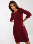 Dámské šaty LK SK 506559 vínové