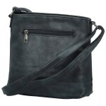 Trendy dámská koženková crossbody kabelka Neira, tmavě modrá