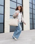 Stylová kabelka Reisenthel Daily Shopper Puffer stone