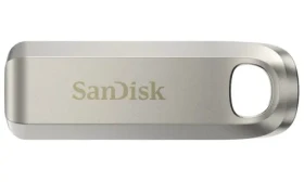SanDisk Ultra Luxe 256 GB stříbrná / Flash Disk / USB-C 3.2 Gen 1 / čtení až 400 MB/s (SDCZ75-256G-G46)