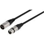 Omnitronic 30220903 XLR propojovací kabel [1x XLR zástrčka 3pólová - 1x XLR zásuvka 3pólová] 3.00 m červená