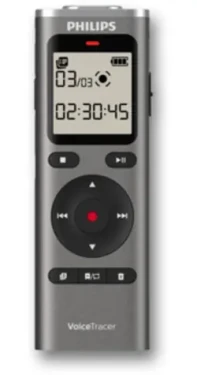 Philips DVT1170 / Diktafon / 8 GB / USB-C / microSD / 3.5 mm jack (DVT1170)