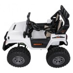 Mamido Elektrické autíčko Extreme Sport 4x4 s proměnlivou velikostí bílé