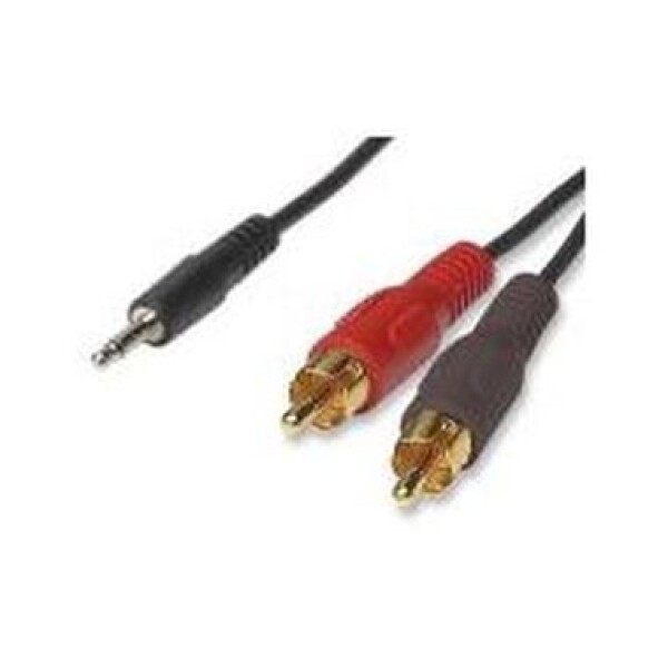 PremiumCord Kabel Jack 2.5mm stereo - 2x Cinch M 2m (8592220008819)